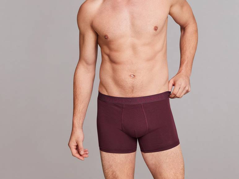 LIVERGY® Herren Boxerhorts, 3 Stück, mit hohem Baumwollanteil Günstig kaufen