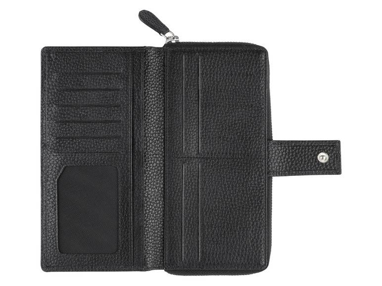 esmara® Damen Leder-Geldbörse mit vielen Steckfächern Versandkostenfrei