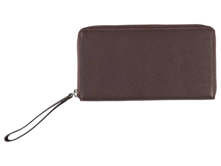 esmara® Damen Leder-Geldbörse mit vielen Steckfächern Versandkostenfrei