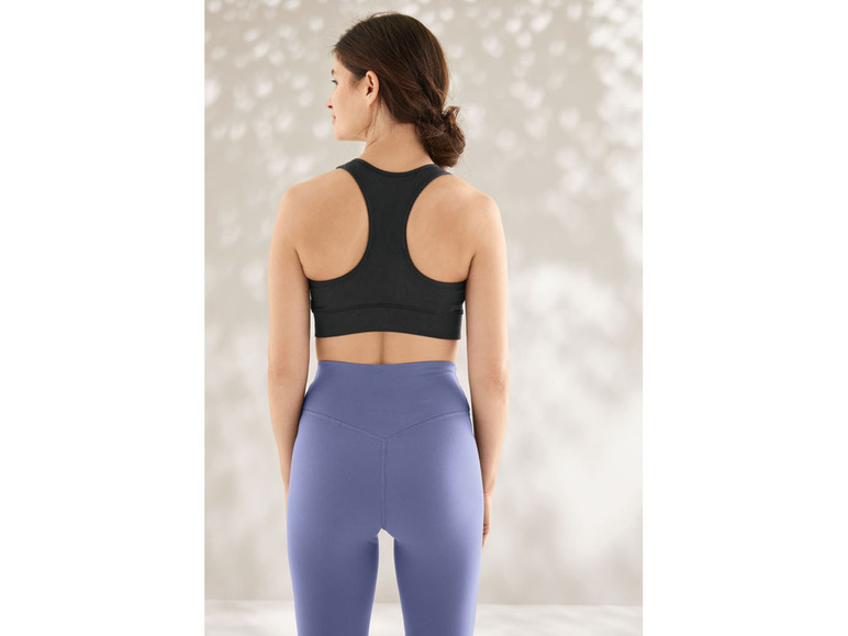 CRIVIT Damen Sport Bustier, Medium Level, mit Ringerrücken Großer Ausverkauf
