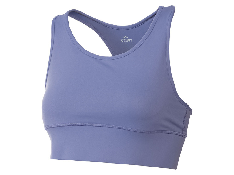 CRIVIT Damen Sport Bustier, Medium Level, mit Ringerrücken Großer Ausverkauf