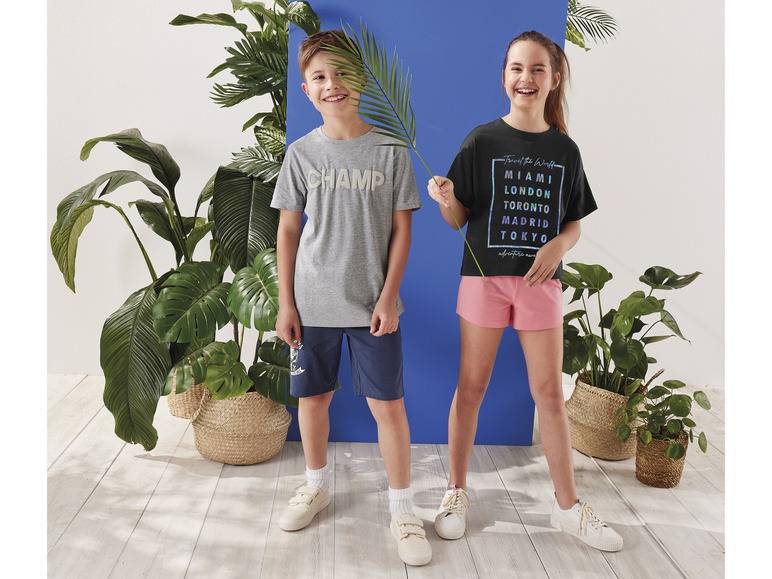 pepperts!® Kinder Mädchen Shorts, mit Gummizugbund Begrenztes Angebot