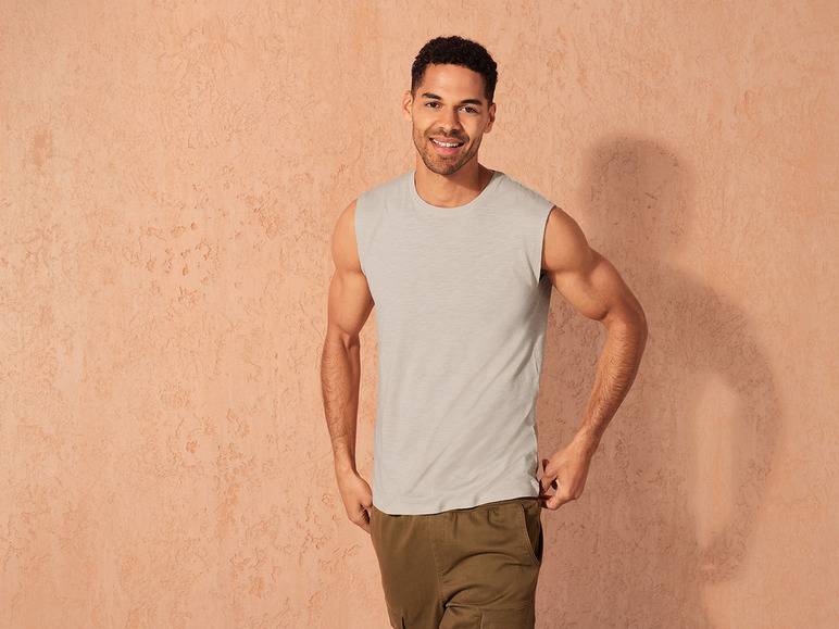 LIVERGY® Herren Tanktop aus reiner Baumwolle Saisonschlussverkauf