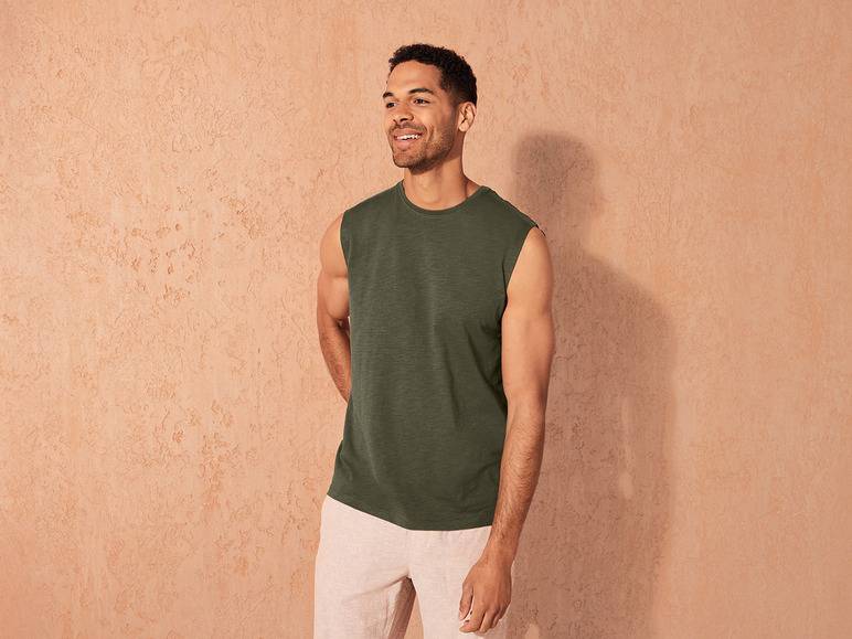 LIVERGY® Herren Tanktop aus reiner Baumwolle Saisonschlussverkauf