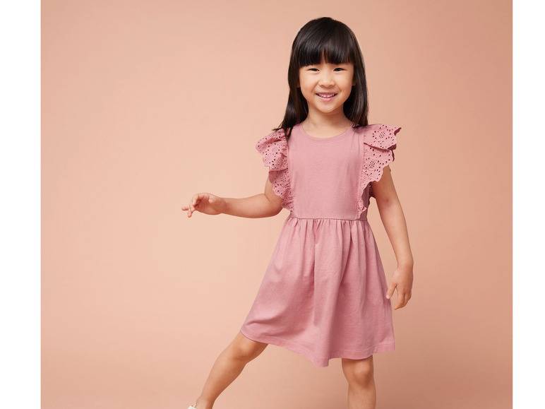 lupilu® Kleinkinder Kleid mit niedlichen Volants Weihnachtsangebot