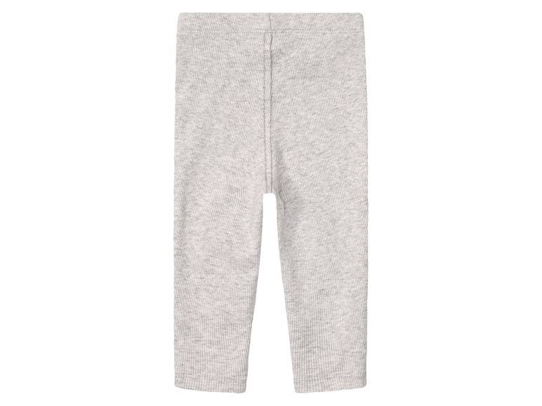lupilu® Baby Ripp-Leggings, hoher Bio-Baumwollanteil, 3er Set Vatertagsangebot