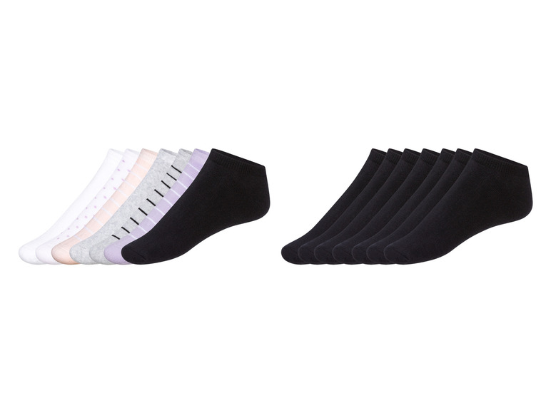 esmara® Damen Thermo-Sneakersocken, 7 Paar, mit hohem Bio-Baumwollanteil