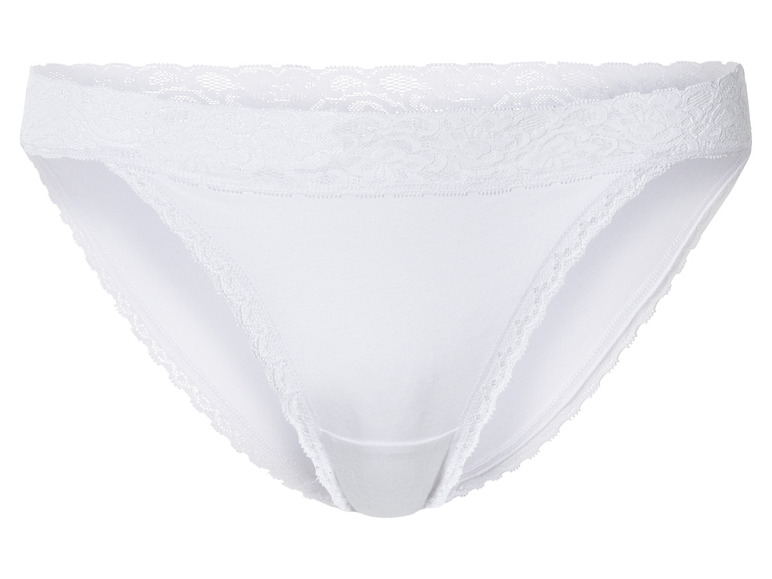 esmara® Damen Slips, 5 Stück, mit eleganter Spitze Räumungsverkauf
