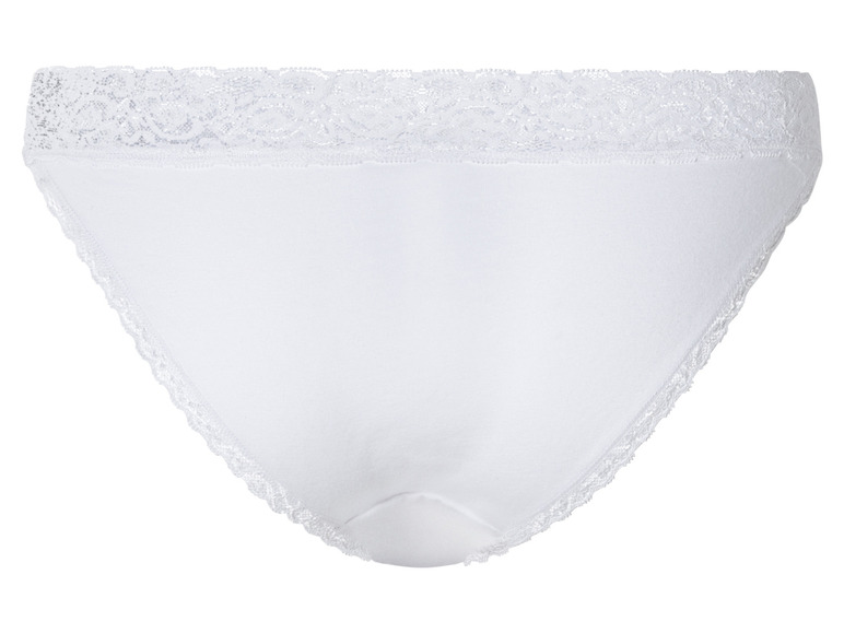 esmara® Damen Slips, 5 Stück, mit eleganter Spitze Räumungsverkauf