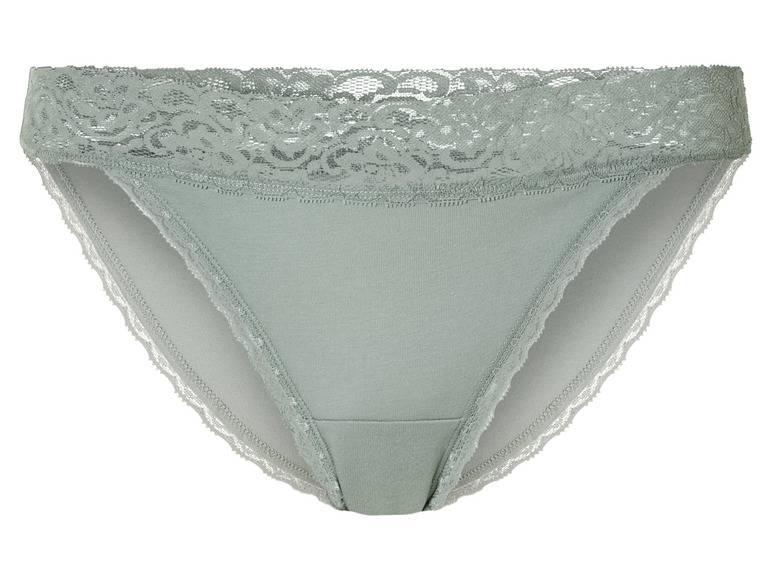 esmara® Damen Slips, 5 Stück, mit eleganter Spitze Räumungsverkauf