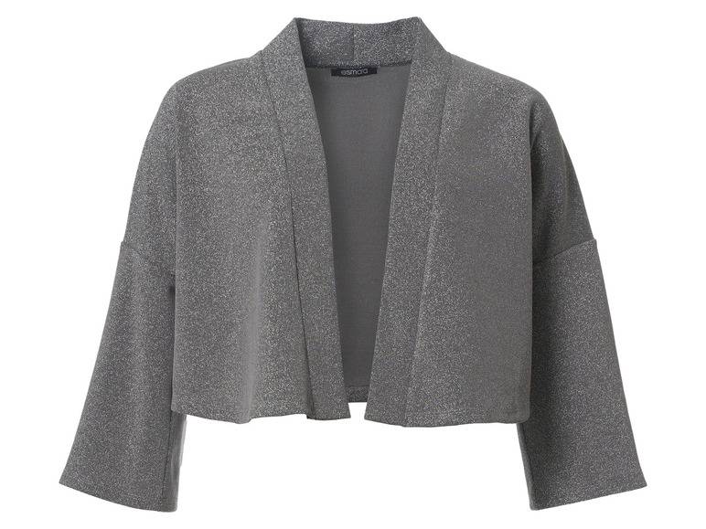 esmara® Damen Kimono mit edlem Glitzereffekt