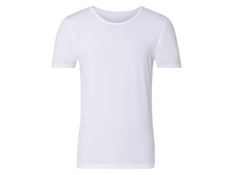 LIVERGY® Herren Unterziehshirts, 3 Stück, hoher Baumwollanteil Riesige Ersparnisse