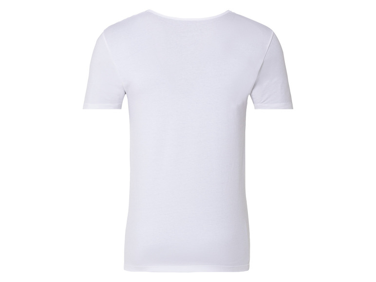 LIVERGY® Herren Unterziehshirts, 3 Stück, hoher Baumwollanteil Riesige Ersparnisse
