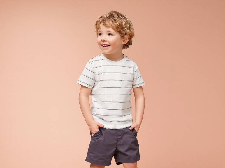 lupilu® Kleinkinder T-Shirt aus reiner Baumwolle Sonderangebot der Fabrik
