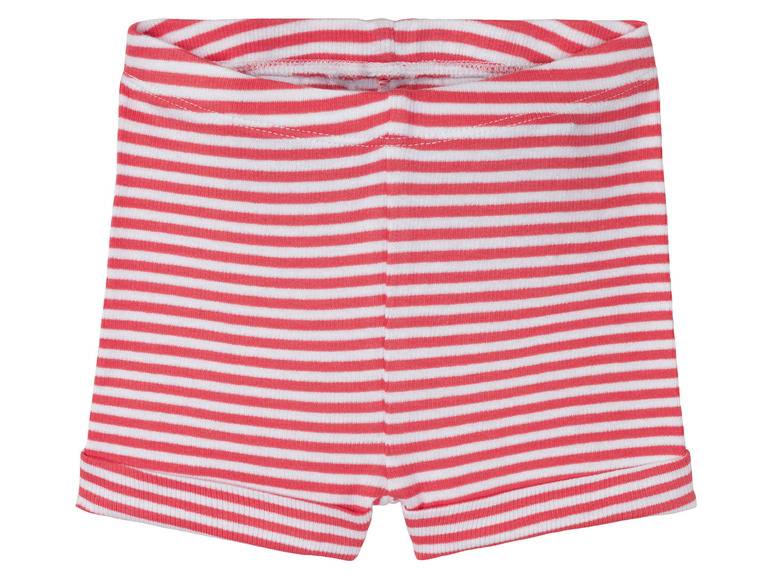 lupilu® Baby Shorts, 2 Stück, mit hohem Bio-Baumwollanteil Bis zu 55% Rabatt
