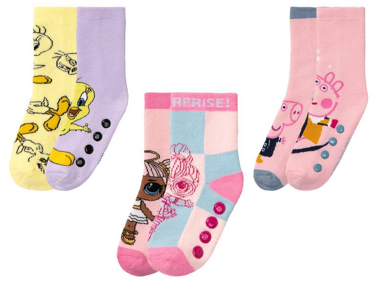 Kinder / Kleinkinder Socken, 2 Paar, mit Silikonnoppen