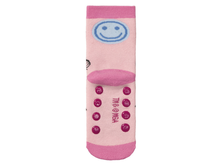 Kinder / Kleinkinder Socken, 2 Paar, mit Silikonnoppen Nur noch ein Tag übrig