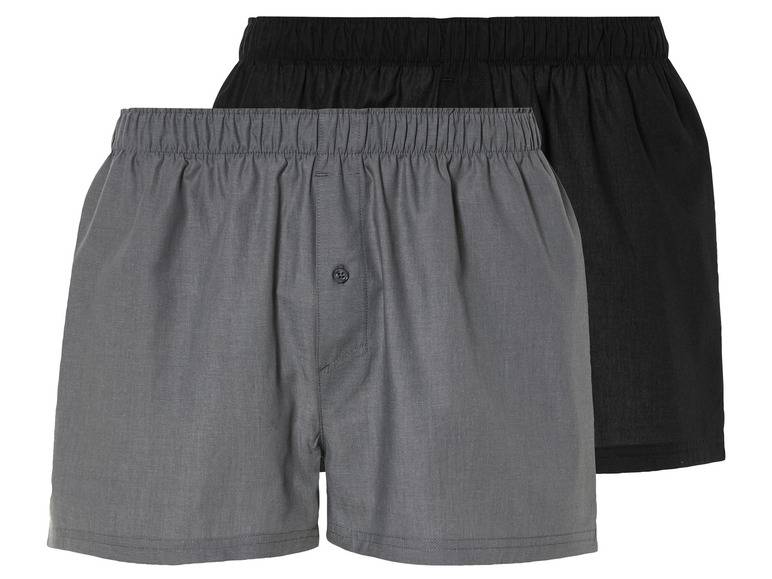 LIVERGY® Herren Boxer, 2 Stück, mit Eingriff Super Rabatt