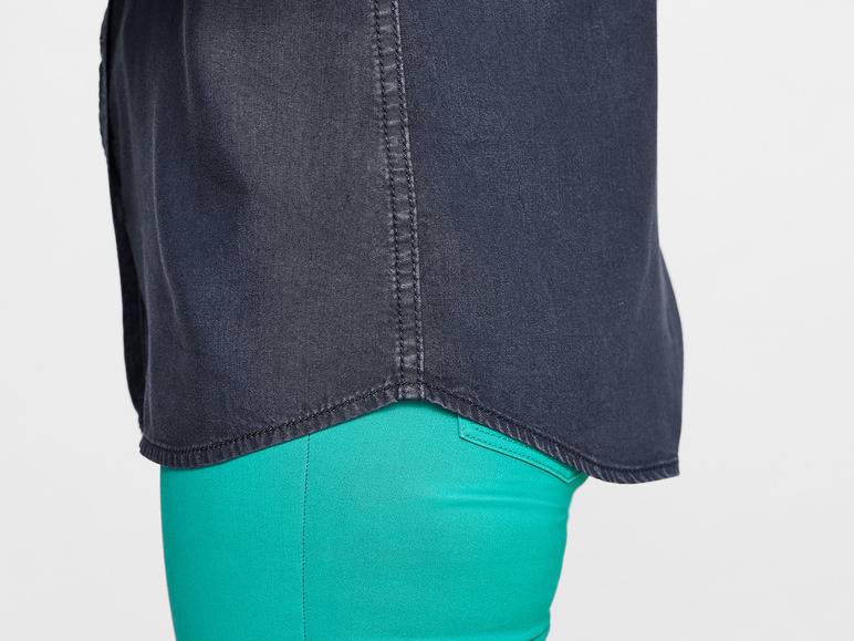 esmara® Damen Bluse, im Denim-Look Clearance-Verkauf