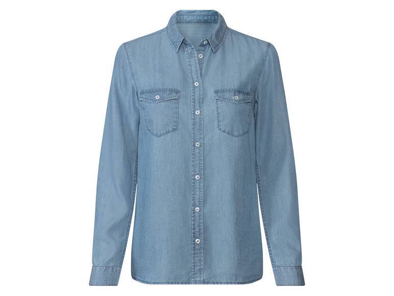 esmara® Damen Bluse, im Denim-Look Clearance-Verkauf