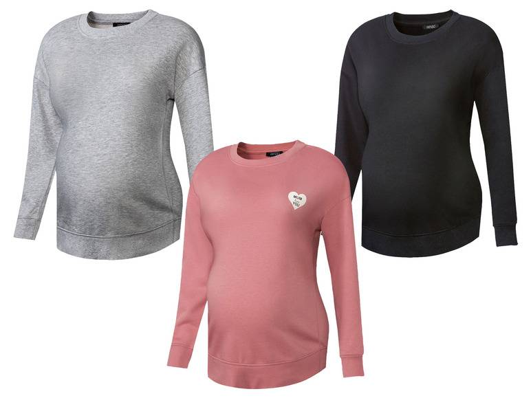 esmara® Damen Umstands-Sweatshirt mit Bündchen