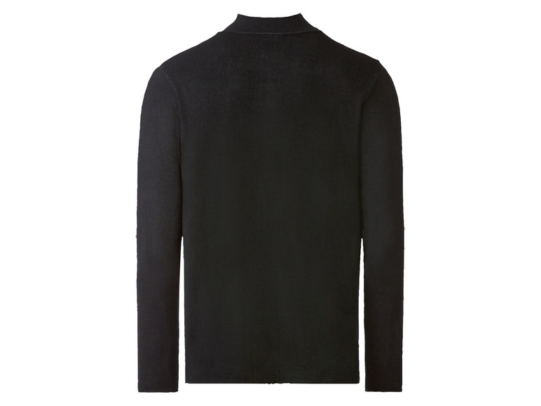 LIVERGY® Herren Strickjacke mit Stehkragen, körpernah geschnitten Auslauf