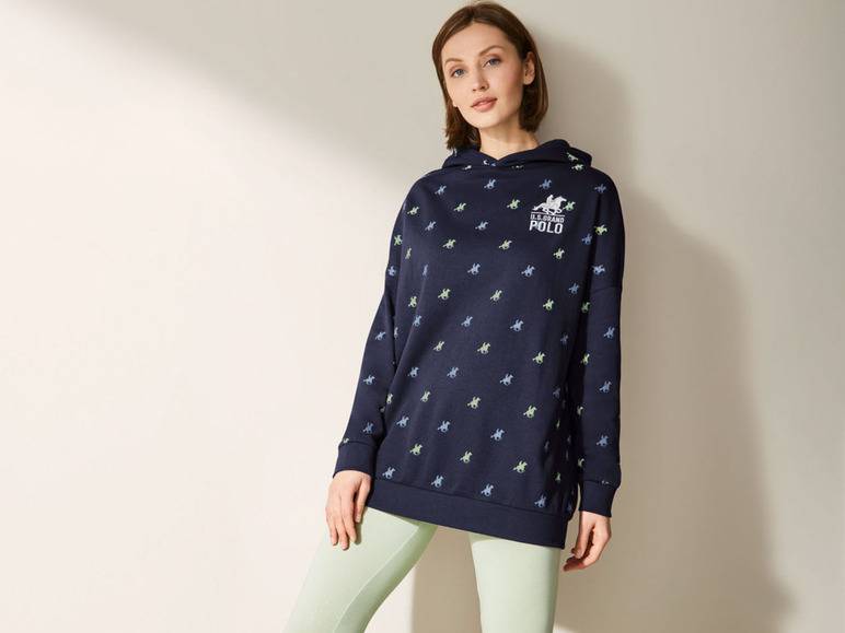 esmara® x Grand Polo Damen Sweatkleid, leger geschnitten Limitierter Zeitrabatt