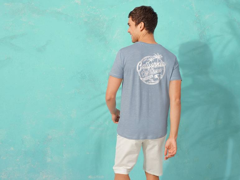 LIVERGY® Herren T-Shirt aus reiner Baumwolle Fabrikpreis