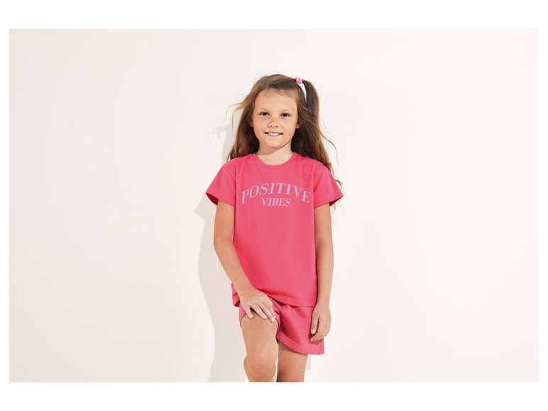 lupilu® Kleinkinder/Kinder T-Shirt, 2 Stück, mit Rundhalsausschnitt Günstig kaufen