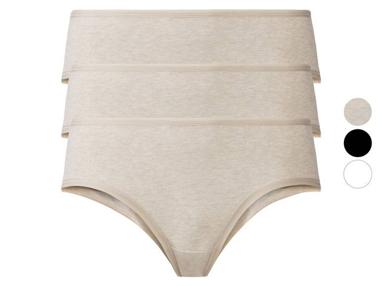 esmara® Damen Hipster, 3 Stück, mit hohem Bio-Baumwollanteil