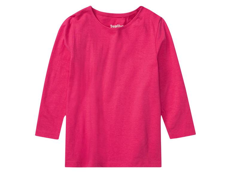 lupilu® Kleinkinder Langarmshirt, 3 Stück, mit Rundhalsausschnitt Vatertagsangebot