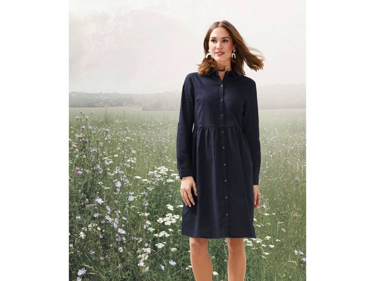 esmara® Damen Kleid, tailliert geschnitten, mit modischem Patch Neueste Mode