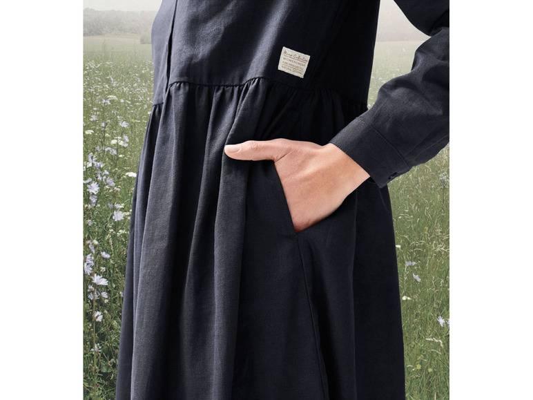 esmara® Damen Kleid, tailliert geschnitten, mit modischem Patch Neueste Mode