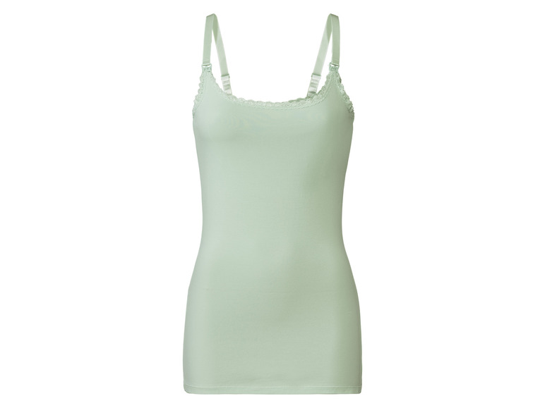 esmara® Damen Still-Tops, 2 Stück, mit Clip-Verschlüssen, hohem Bio-Baumwollanteil Zeitlich begrenztes Angebot