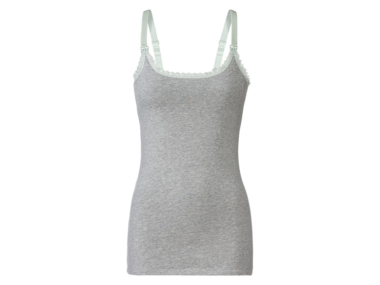 esmara® Damen Still-Tops, 2 Stück, mit Clip-Verschlüssen, hohem Bio-Baumwollanteil Zeitlich begrenztes Angebot