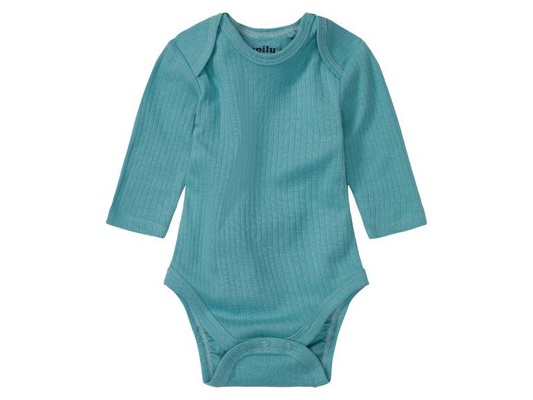 lupilu® Baby Bodies, 2 Stück, aus reiner Bio-Baumwolle Super Sparpreis