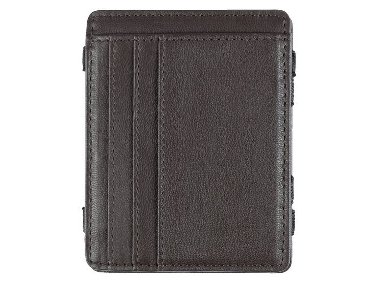 LIVERGY® Herren Leder-Geldbörse mit praktischem Kleingeldfach
