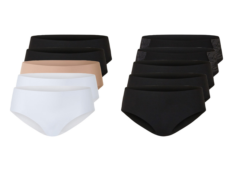 esmara® Damen Lasercut-Hipster, 5 Stück, besonders angenehm