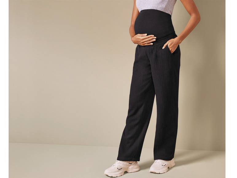 esmara® Damen Umstands-Relaxhose aus Musselin Sonderangebot der Fabrik