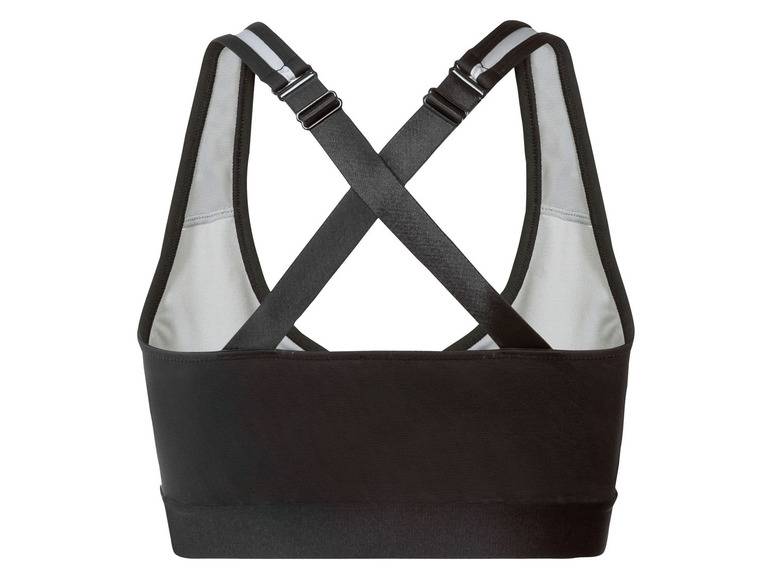 CRIVIT Sportbustier, Medium-Level, mit Ringerrücken Vierteljährliche Förderung