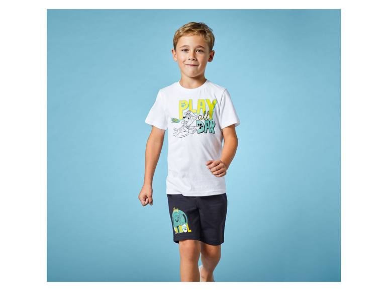 Kleinkinder Jungen Shorts und T-Shirt, 2-teilig, aus weicher Single-Jersey-Qualität Nur noch ein Tag übrig