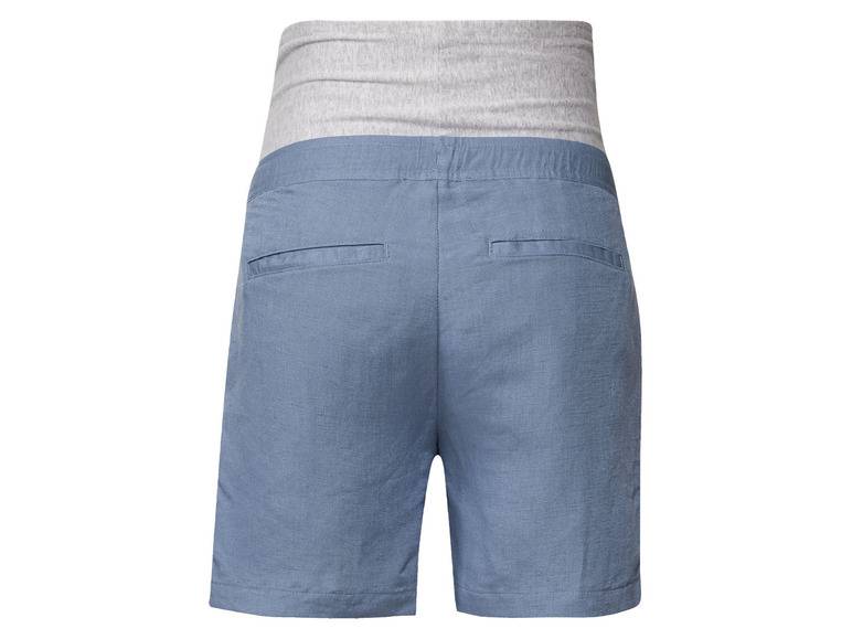 esmara® Damen Leinen-Umstandsshorts mit Bauchband Clearance-Verkauf