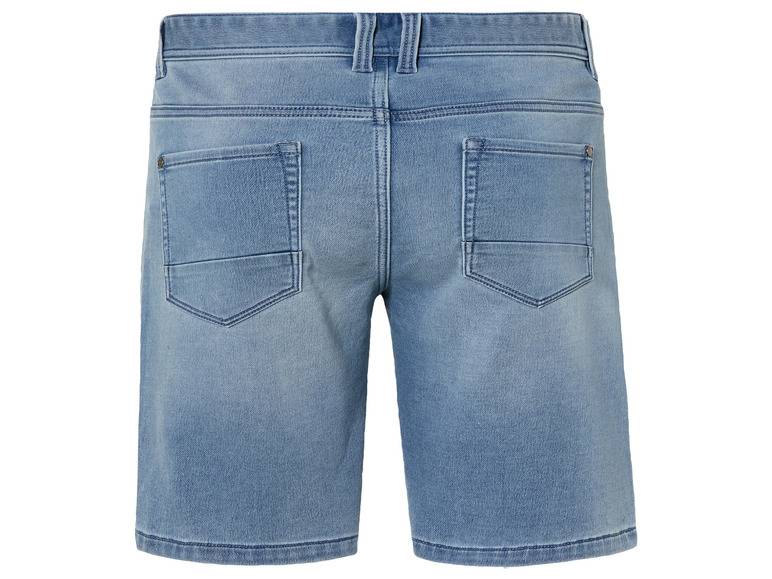 LIVERGY® Herren Sweat-Denim-Shorts, mit Baumwolle Black Friday Preise