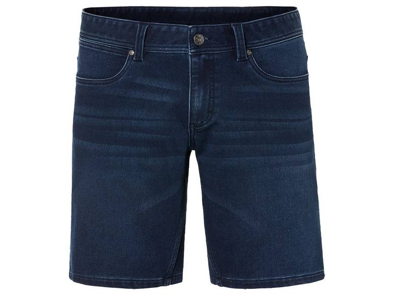 LIVERGY® Herren Sweat-Denim-Shorts, mit Baumwolle Black Friday Preise
