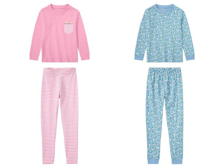 lupilu® Kleinkinder Pyjama, lang, mit Bio-Baumwolle