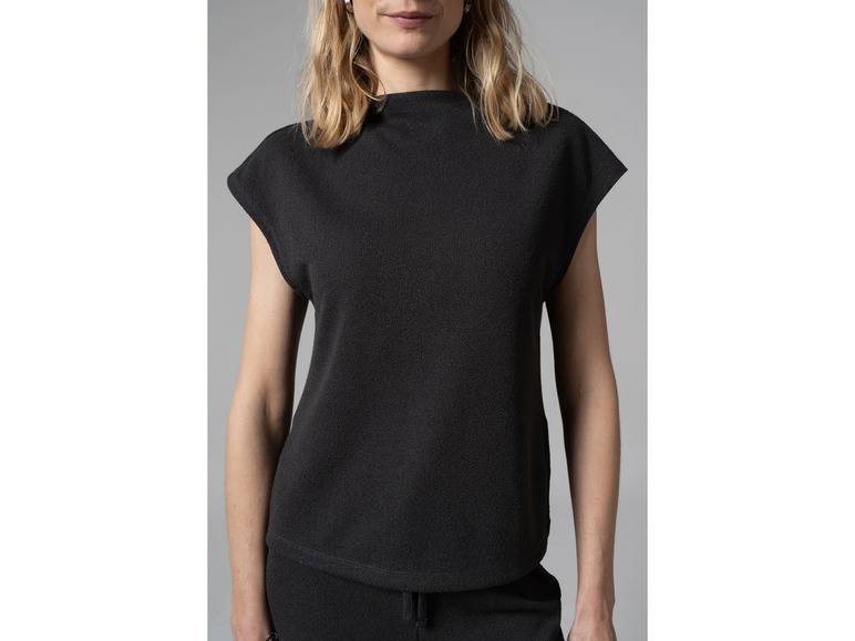 esmara® Damen T-Shirt, leger geschnitten, dunkelgrau 2025