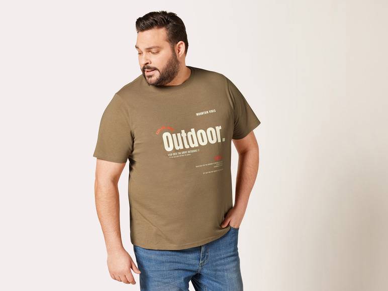 LIVERGY® Herren T-Shirt, leger geschnitten Outlet
