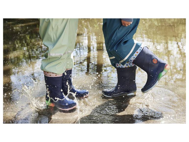 lupilu® Kinder Blinkregenstiefel mit weichem Warmfutter Auslauf