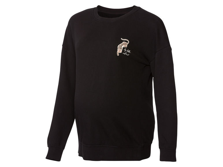 esmara® Damen Umstands-Sweatpullover mit überschnittenen Schultern Fabrikverkauf