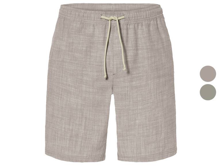 LIVERGY® Herren Bermuda aus reiner Baumwolle Fabrikpreis